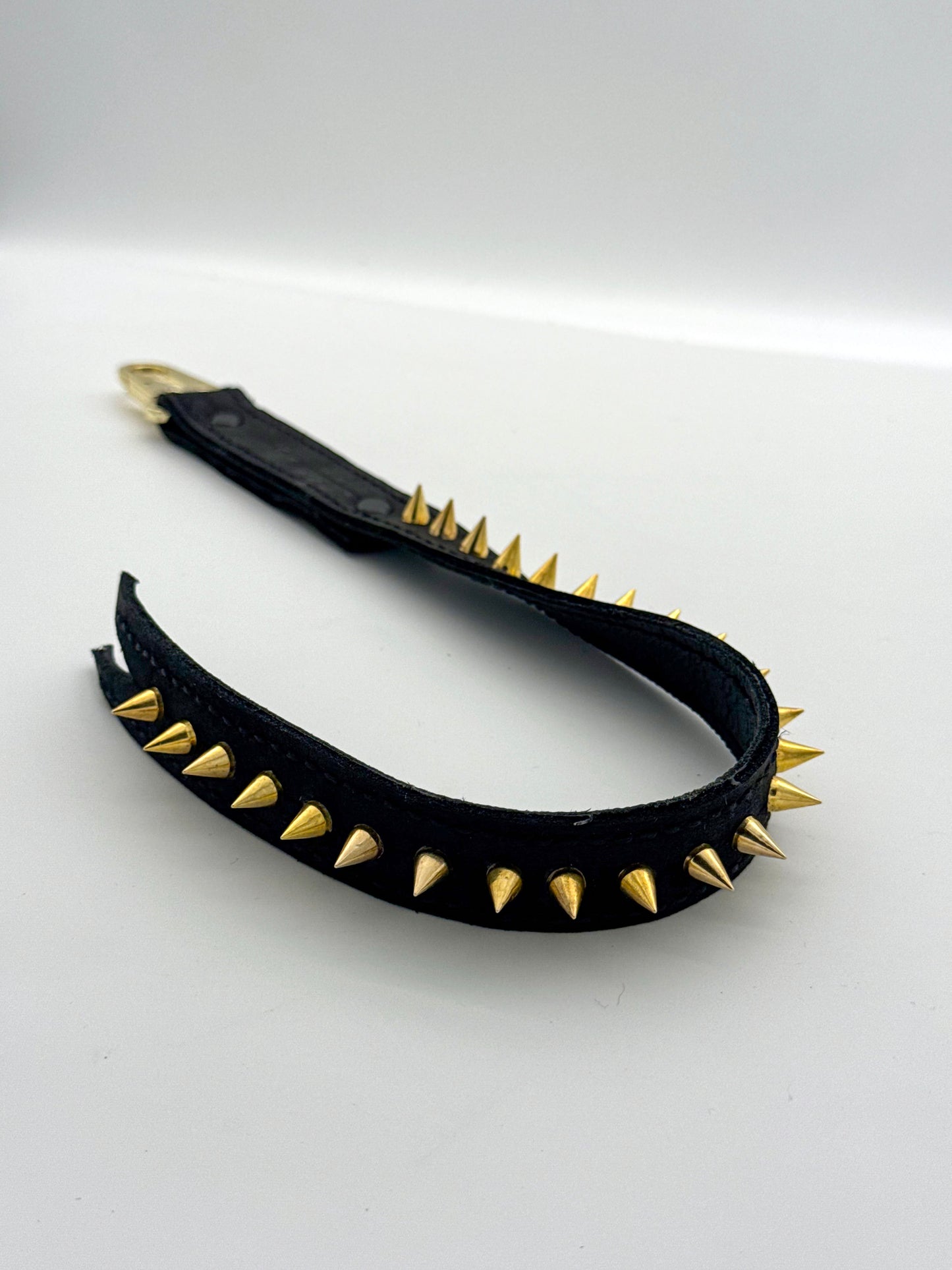 Spiked Leather Strap – Dual-Purpose Impact Toy & Fashion Accent