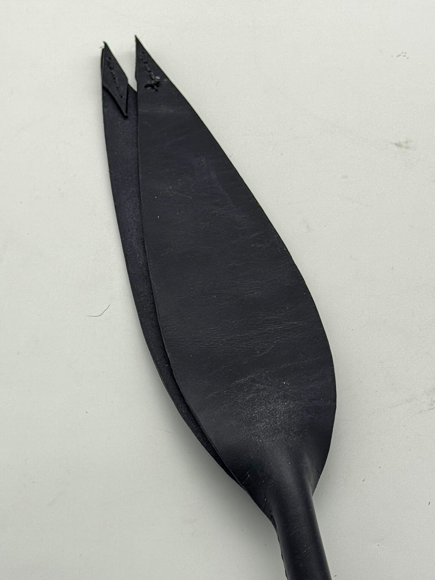 Handmade Split Tongue Paddle – Full Grain Leather Impact Toy