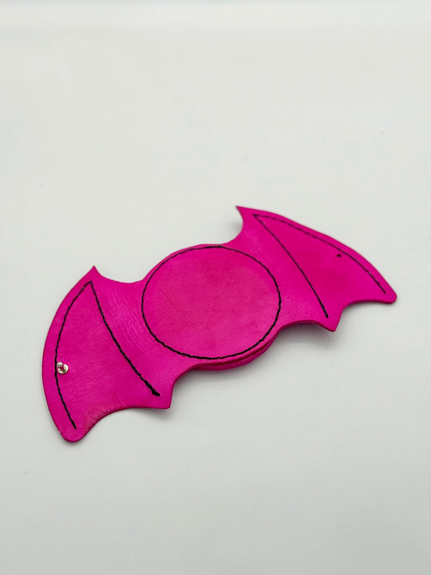 Handmade Bat Wing Compact Mirror